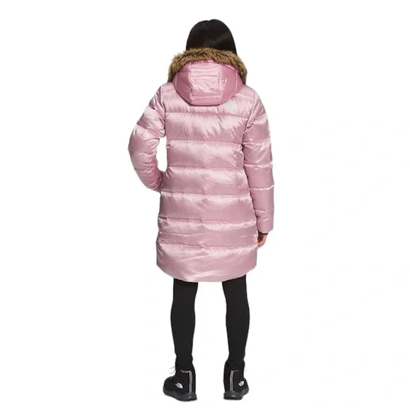 🦋The North Face Girls' Pink North Down Long Parka size-XL